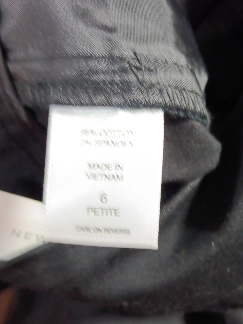 New York & Co NWT Womens Petite 6 Bootcut Black Pants 7th Avenue Work Office